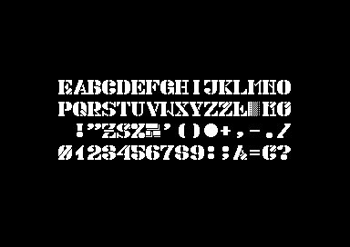 Levi's Fonts Disk - 2x2 Font 2