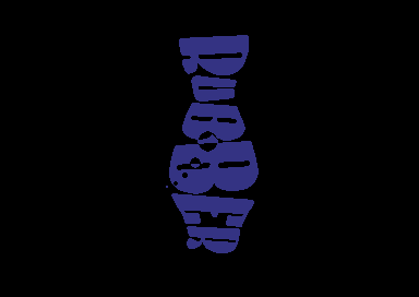 Lores Hires Rules - Rubber Logo