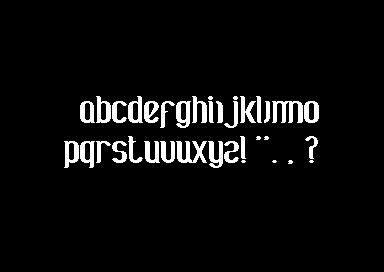 Digital Madness - 2x4 Font