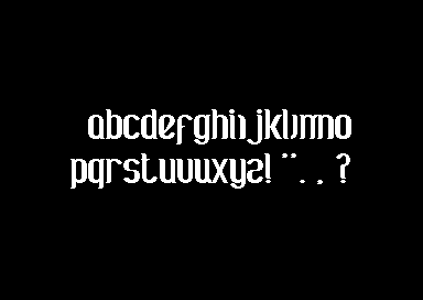 Digital Madness - 2x4 Font