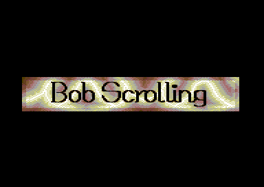 Coma Light 6 - Bob Scrolling Logo