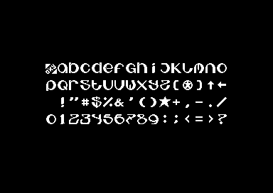 Coma Light 11 - 2x2 Font