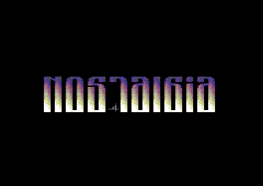 Nostalgia Intro - Nostalgia Logo
