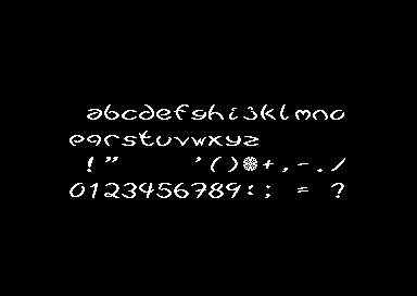 Dimension #2 - 2x2 Font
