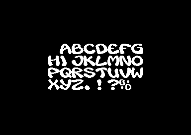 Obnoxious - Sprite (or 3x3) Font