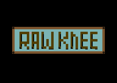 Wer haesitiert, verliert - Raw Knee Logo
