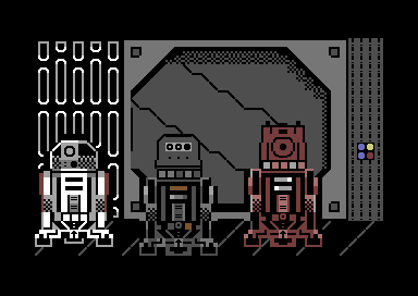 Uncle Petscii's Droids of Star Wars - Trashcan Party