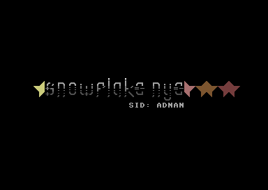Uncle PETSCII's Christmas Show - Snowflake NYE