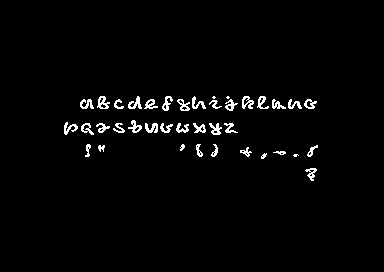 Contact Cherubs - 2x2 Font
