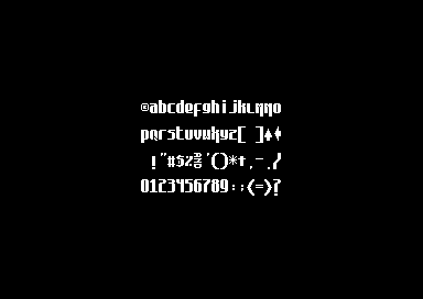 The Barn 3 - 1x2 Font