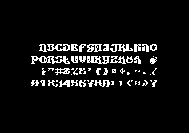 Red Storm - 2x2 Font