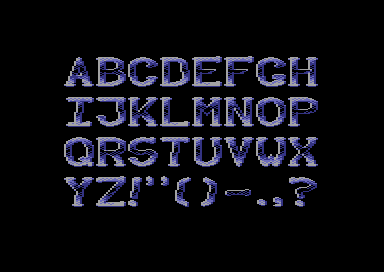 Legoland - 4x4 Font