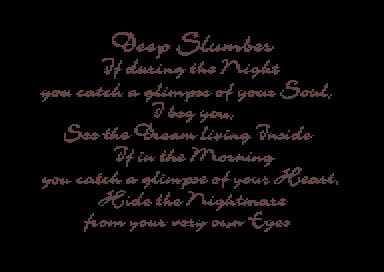 Deep 90% - Deep Slumber Card