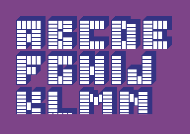 PEZ Demo - Big Pez Font