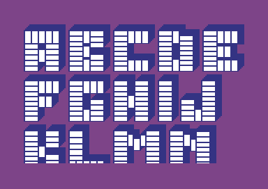 PEZ Demo - Big Pez Font