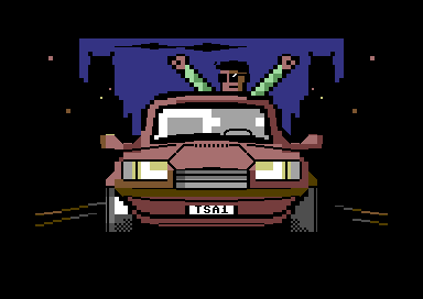 Petscii City - Driving