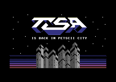 Petscii City - TSA Screen