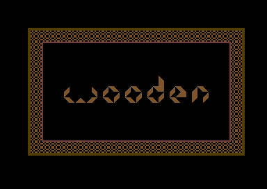 PETSCII Frame Contest Submissions - Wooden