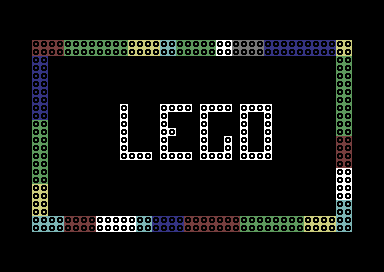 PETSCII Frame Contest Submissions - Lego