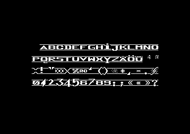 Party Demo - 2x2 Font