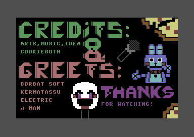 Basic Night in Freddy's Pizzeria - Credits