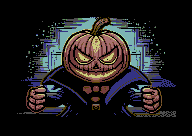 Spooky Scroller - Pumpkin Head