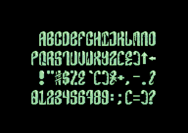 TREX Cartoon Intro - 2x4 Font