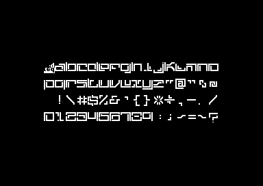 Boned Cortex - 2x2 Font