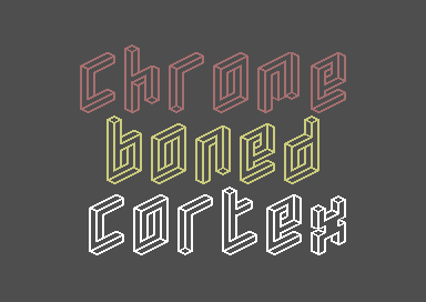 Boned Cortex - Chrome Boned Cortex Logo