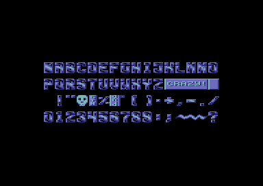 Crazy Intro - 2x2 Font