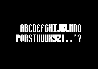 Stella Intro - 2x4 Font