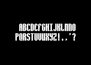 Stella Intro - 2x4 Font