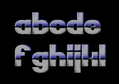 Xmasdemo - Huge Font