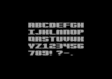 Nuclear Intro - 3x3 Font