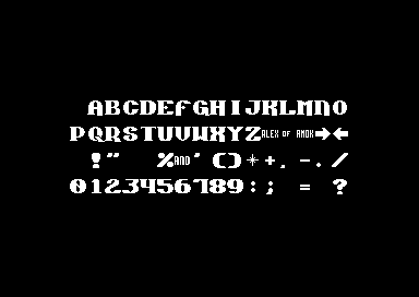 The Deliverance - 2x2 Font