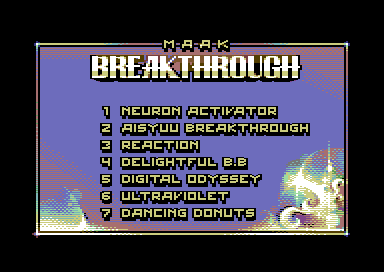 Breakthrough - Menu