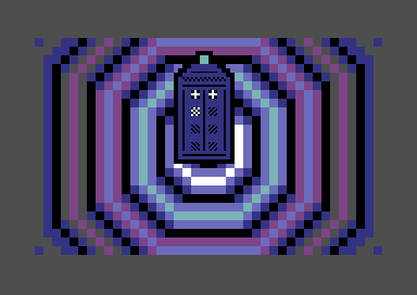 PETSCII Doctors - TARDIS Zoom 5