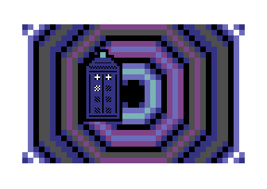 PETSCII Doctors - TARDIS Zoom 4