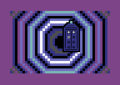 PETSCII Doctors - TARDIS Zoom 1
