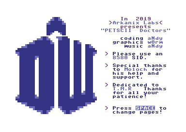 PETSCII Doctors - Title