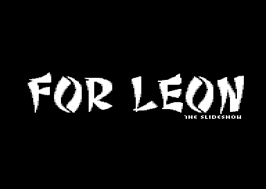 For Leon - The Slideshow - For Leon Logo