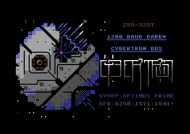 Cybertron BBS PETSCII - Pic 1
