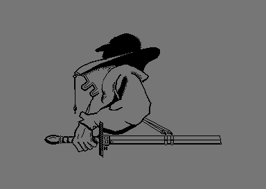 Blurred Vision - Man With Sword