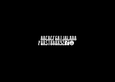 Paranoid 4 - 1x2 Font