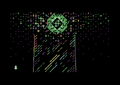 The Nameless PETSCII - Colour Out of Space