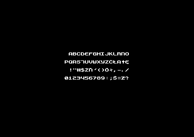 Crazy Sines 100% - 1x1 Font 16