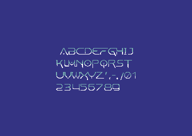Ancient Aliens - 2x2 Font
