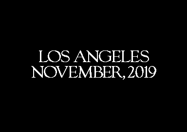 Do Pretzels Dream? - Los Angeles November, 2019