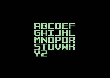 Pain In The Asm - Sprite Font