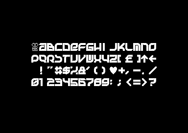 Intro Outer Orbit - 2x2 Font
